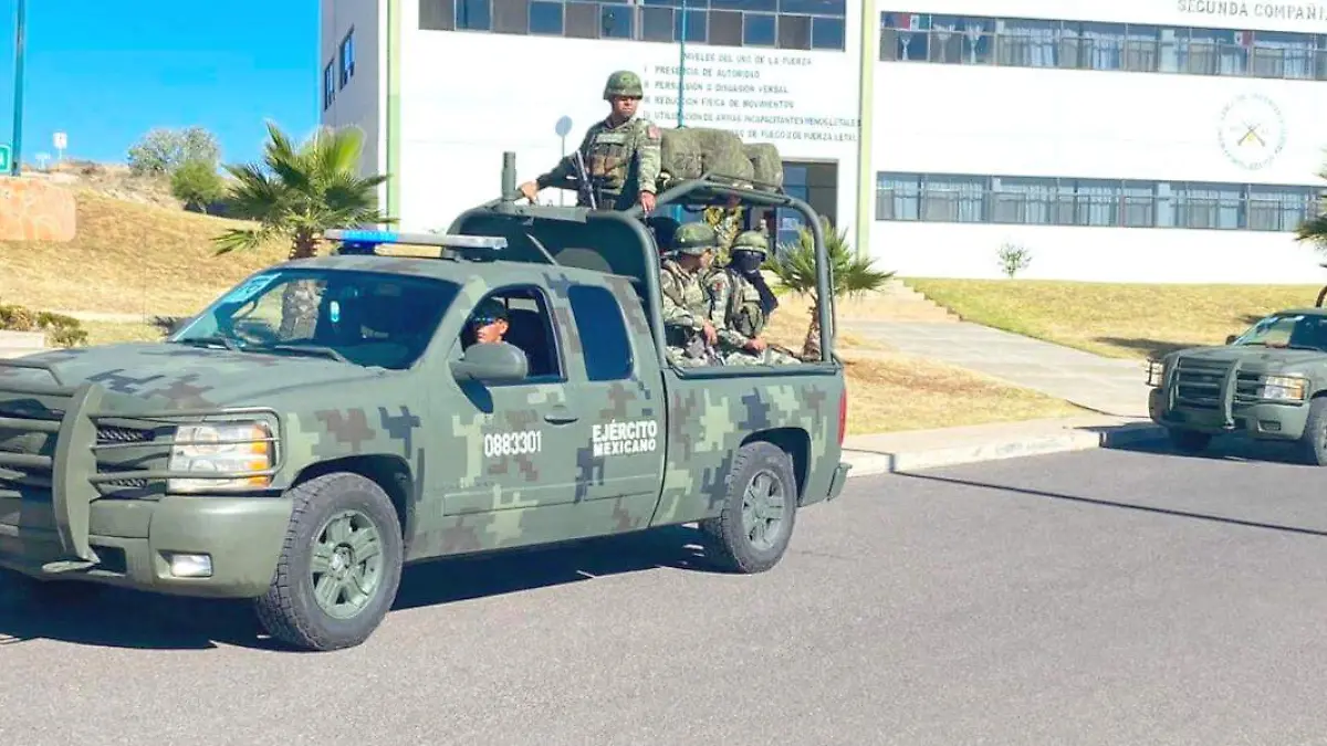 Militares en Fresnillo, Zacatecas
